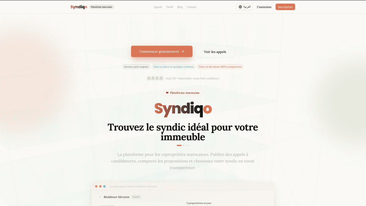 Screenshot of Syndiqo